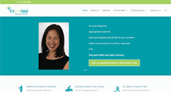 Desktop Screenshot of fitandwellphysio.com.au